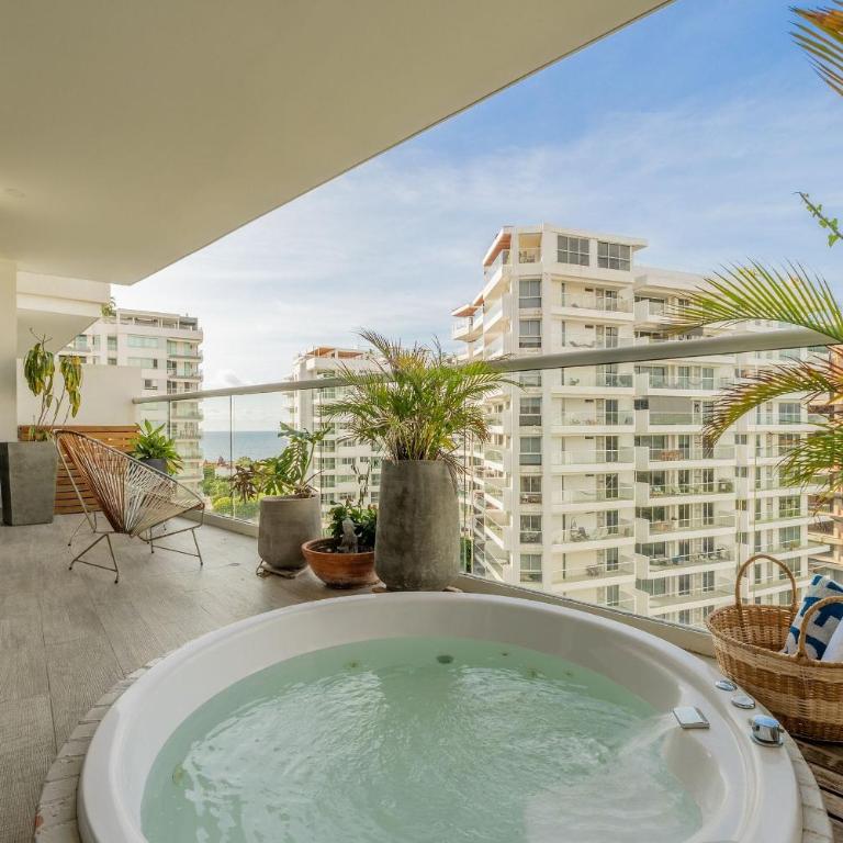 DQ1102 Precioso Apto Jacuzzi-priv 10min-Centro - Apartamento de 2 dormitorios con balcón - 43