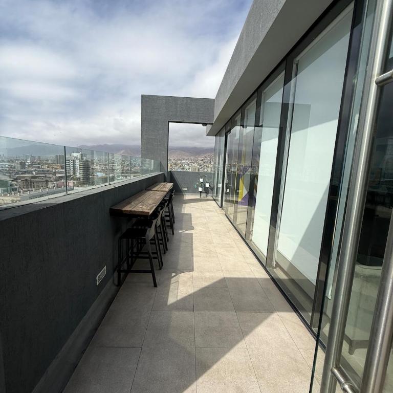 Acogedor Departamento en pleno centro de Antofagasta, hasta 4 personas, 1D 1B 1 sofá cama - One-Bedroom Apartment with Balcony and City View - 37
