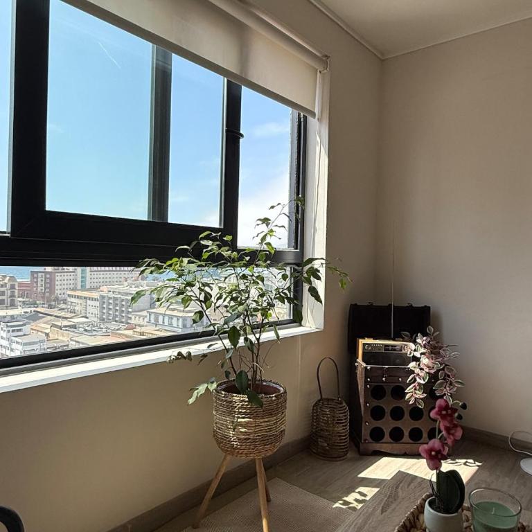 Acogedor Departamento en pleno centro de Antofagasta, hasta 4 personas, 1D 1B 1 sofá cama - One-Bedroom Apartment with Balcony and City View - 10