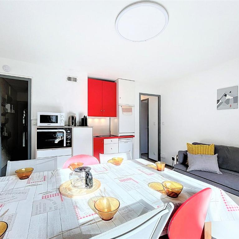 Appartement skis aux pieds avec balcon pour 7 pers - Appartement 2 Chambres - 4