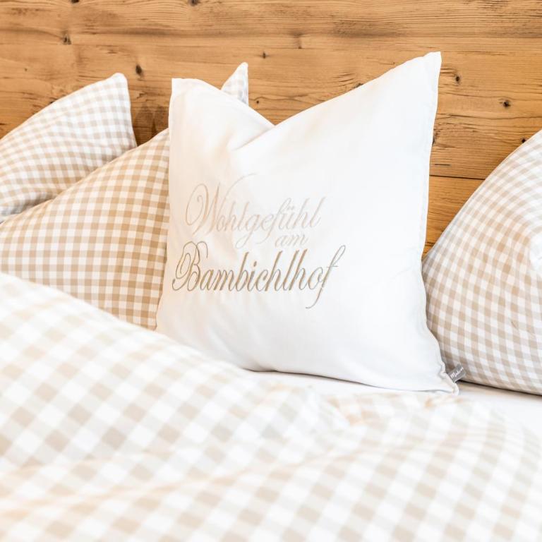Wohlfühlbauernhof Bambichlhof - Appartement 1 Chambre avec Balcon et Vue sur les Montagnes - 1