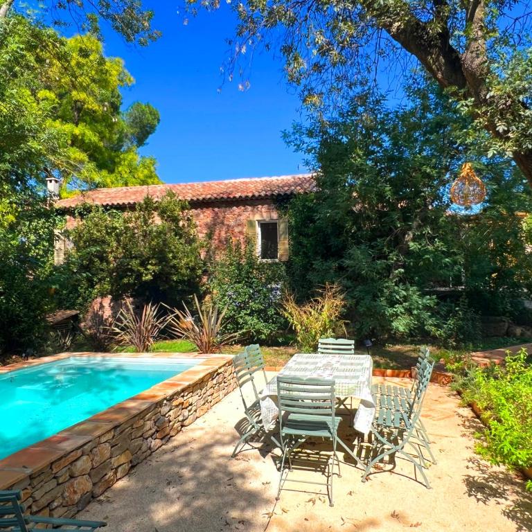 Maison en pierre rénovée avec jardin et piscine privative chauffée - Haus mit 3 Schlafzimmern - 1