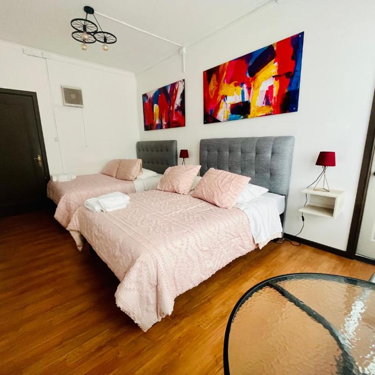 Hostel Nómada Osorno - Habitación con 2 camas grandes - 7