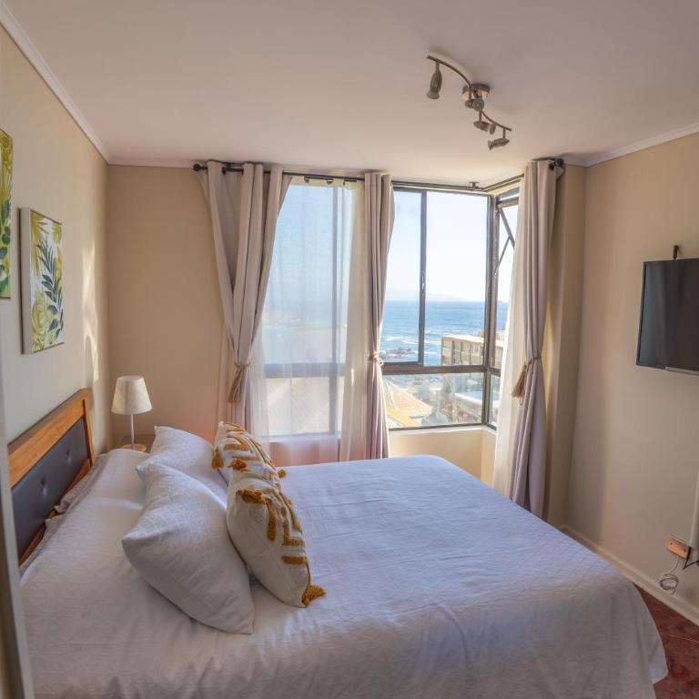 Reñaca en primera linea,terraza panoramica acceso directo a la playa - Two-Bedroom Apartment - 18