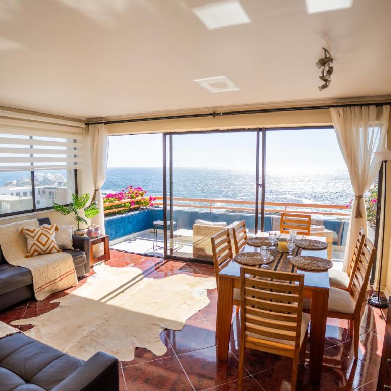 Reñaca en primera linea,terraza panoramica acceso directo a la playa - Two-Bedroom Apartment - 25