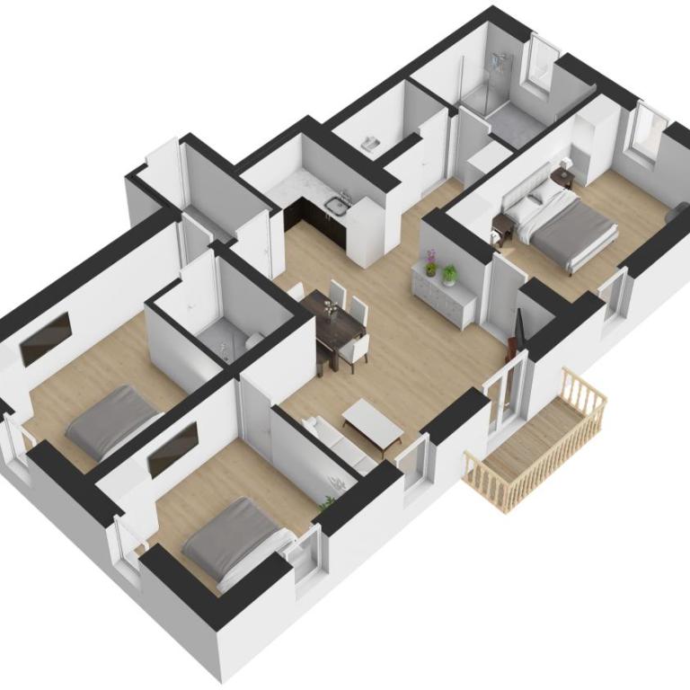 Rattendorf Luxury Apartments - Apartment Suite mit 3 Schlafzimmern - 15