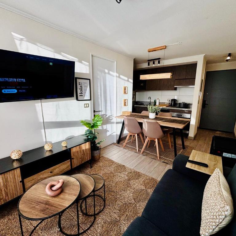 Cómodo departamento para 4 personas en la cisterna - One-Bedroom Apartment - 1