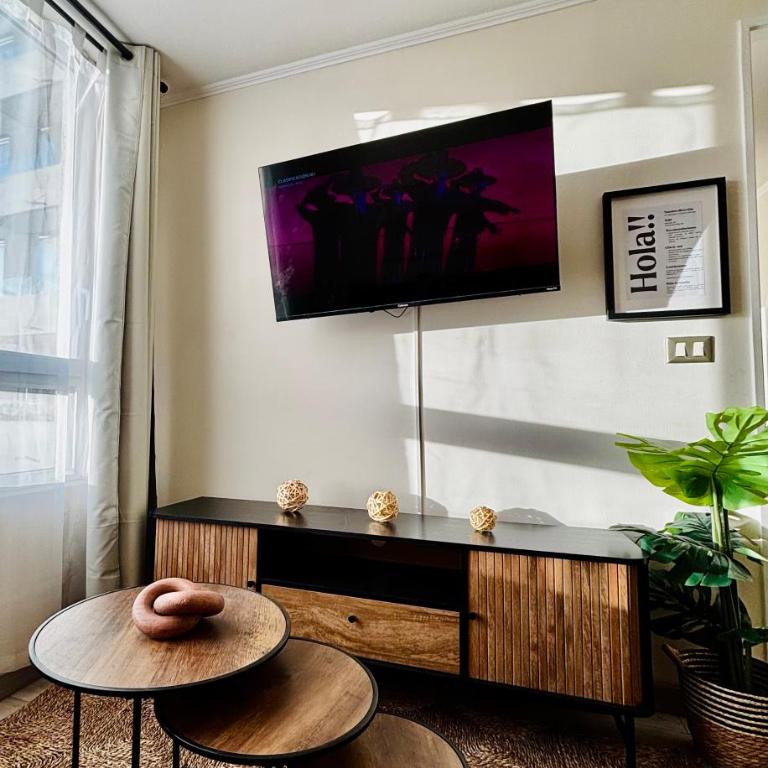 Cómodo departamento para 4 personas en la cisterna - One-Bedroom Apartment - 14