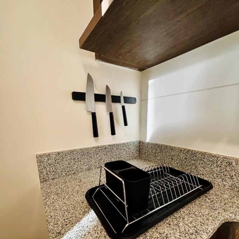 Cómodo departamento para 4 personas en la cisterna - One-Bedroom Apartment - 21