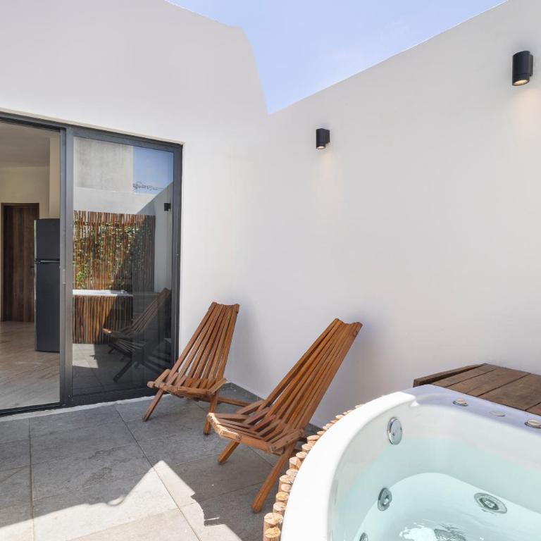 Casa Wayra Tulum - Boutique Condos - Apartamento de 2 dormitorios con balcón y terraza - 12