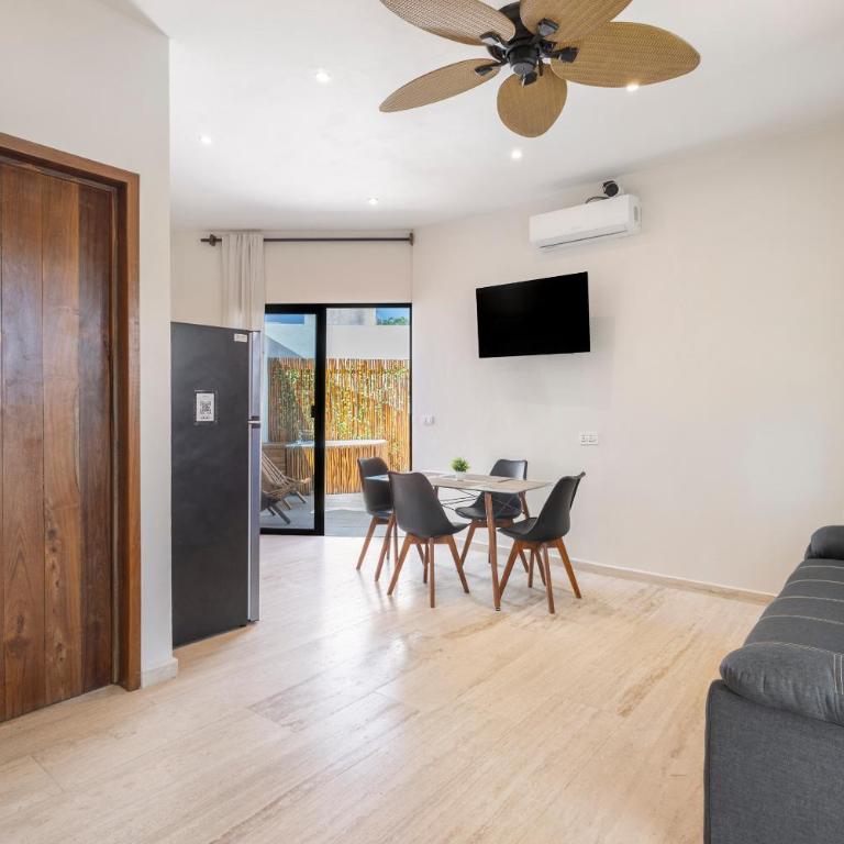 Casa Wayra Tulum - Boutique Condos - Apartamento de 2 dormitorios con balcón y terraza - 11