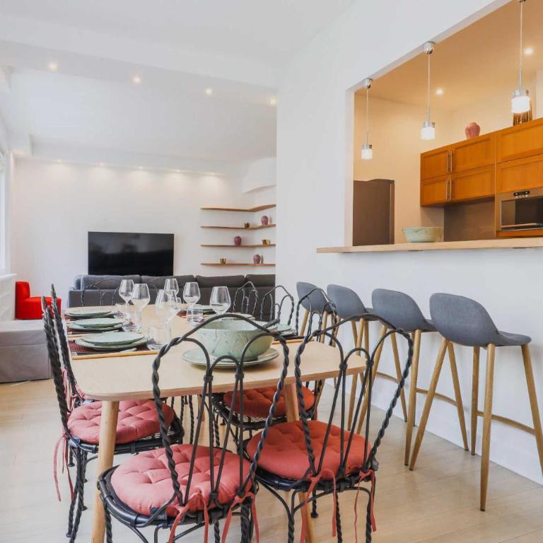 Peaceful flat - 2BD-9P - Passy-Tour Eiffel - Apartamento - 9
