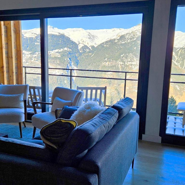 Chalet Neuf à La Plagne - 3Niv, 12pers, Sauna, Parking, WiFi - FR-1-755-40 - Chalet - 4