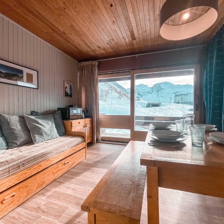Studio fonctionnel 30m², 5 pers, vue pistes, balcon, Tignes - FR-1-411-1000 - Monolocale - 1