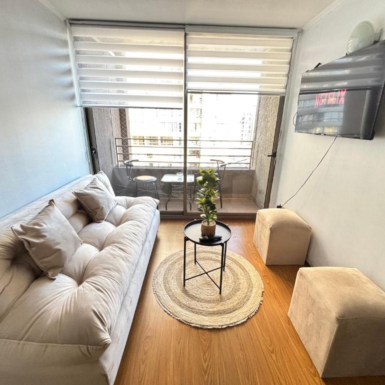 depto dos habitaciones con estacionamiento metro la moneda - Two-Bedroom Apartment - 5