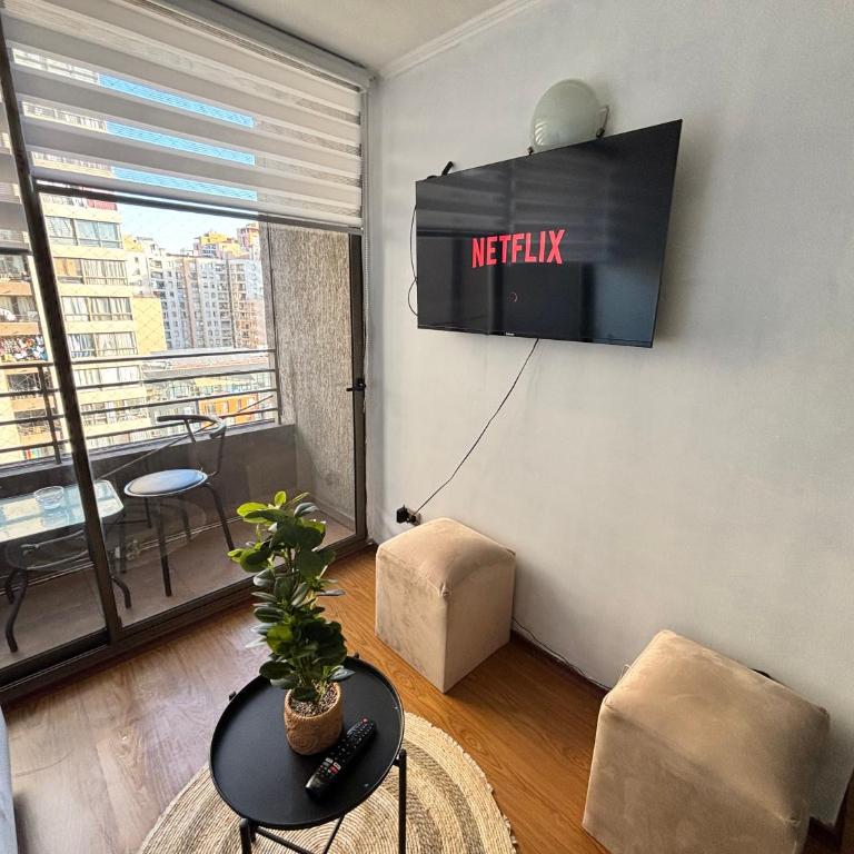 depto dos habitaciones con estacionamiento metro la moneda - Two-Bedroom Apartment - 7