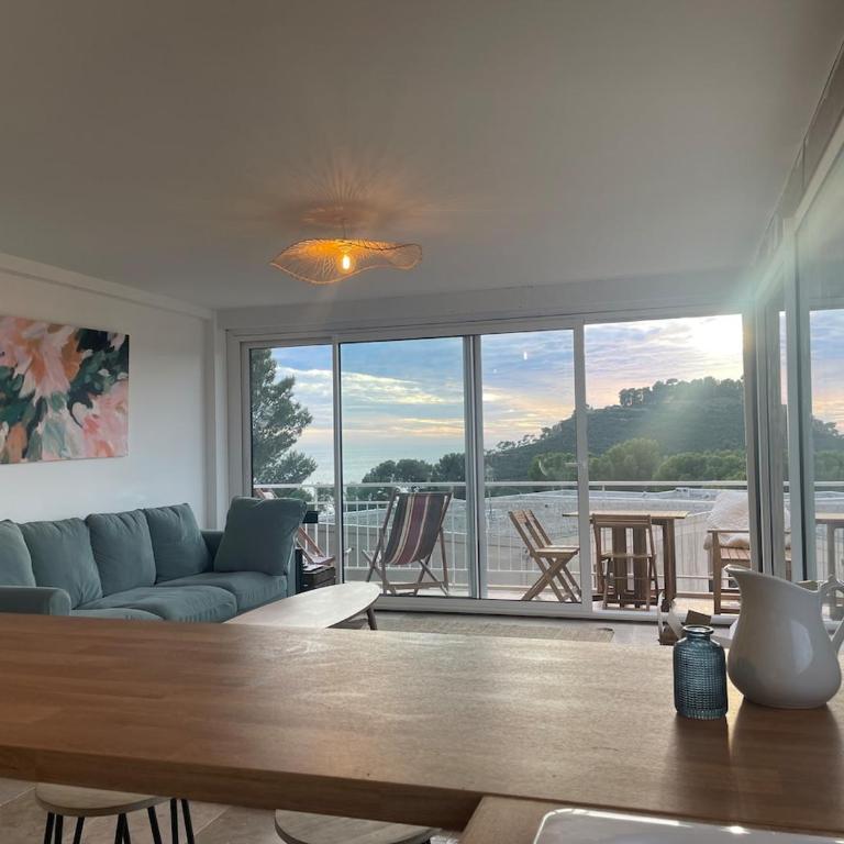 Vue mer incroyable, piscine, tennis et accès plage - 3 chambres - Apartment mit 3 Schlafzimmern und Hafenblick - 9