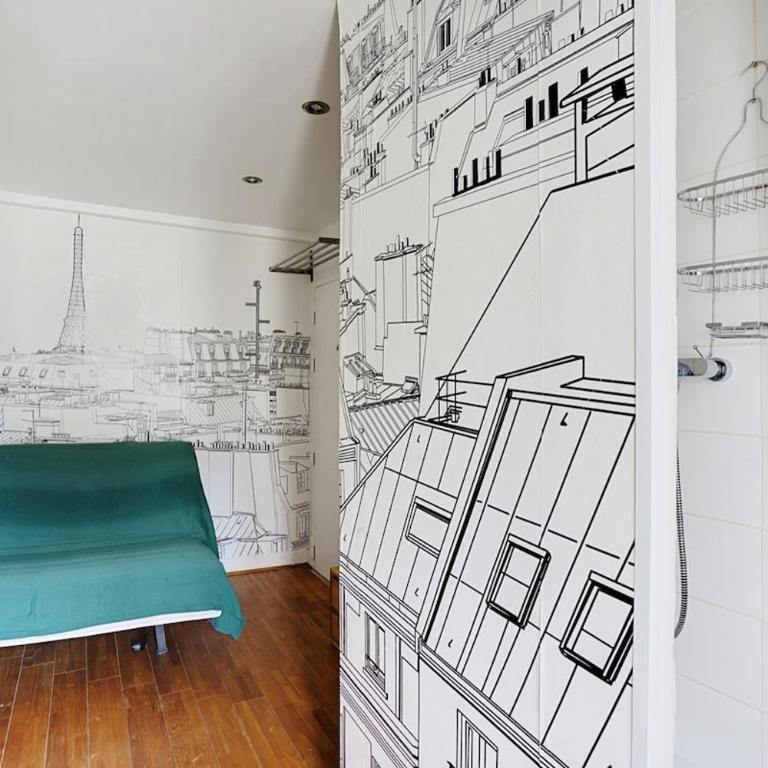 Cute boudoir studio - heart of Bastille - Apartamento de 1 dormitorio - 4