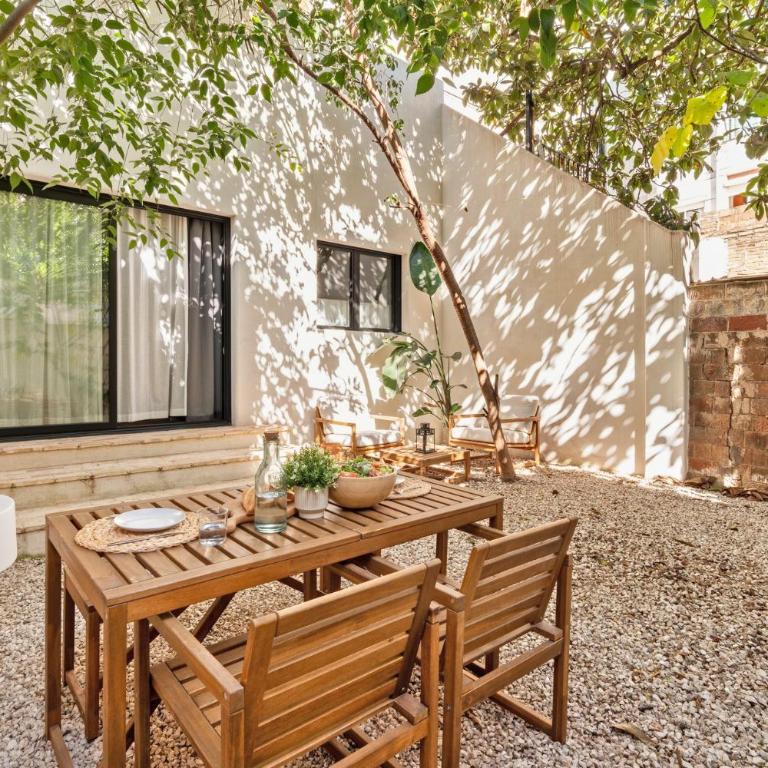 El Niu Apartamentos con terraza Camp Nou - Apartamento de 1 dormitorio con jardín - 8