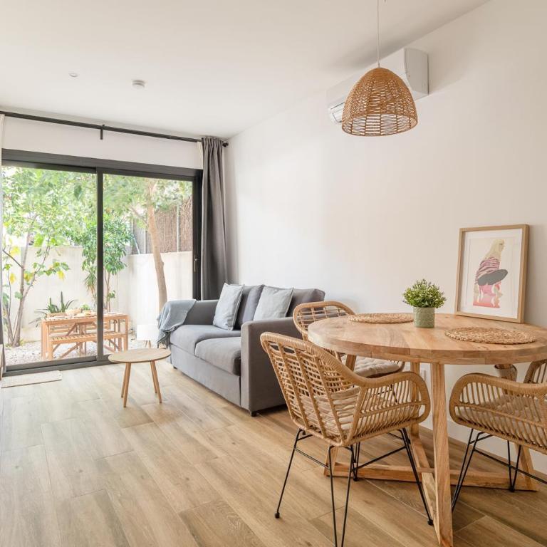 El Niu Apartamentos con terraza Camp Nou - Apartamento de 1 dormitorio con jardín - 22