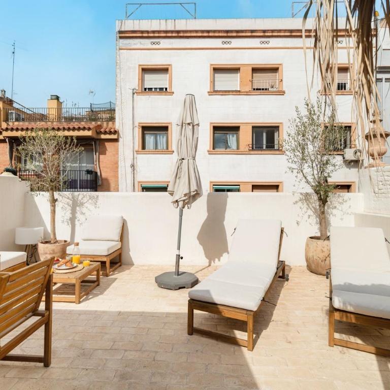 El Niu Apartamentos con terraza Camp Nou - Apartamento de 1 dormitorio con terraza - 12