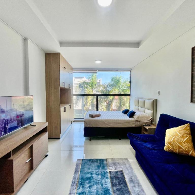 Studio con Piscina, CoWork, Terraza en Equipetrol - One-Bedroom Apartment - 1