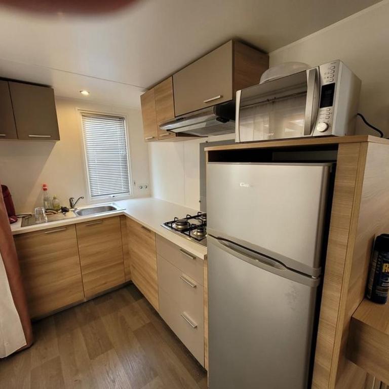Mobil-Home Confort 4-6 Pers, Piscine Chauffée, Proche Plage - FR-1-777-1 - Mobile Home - 6