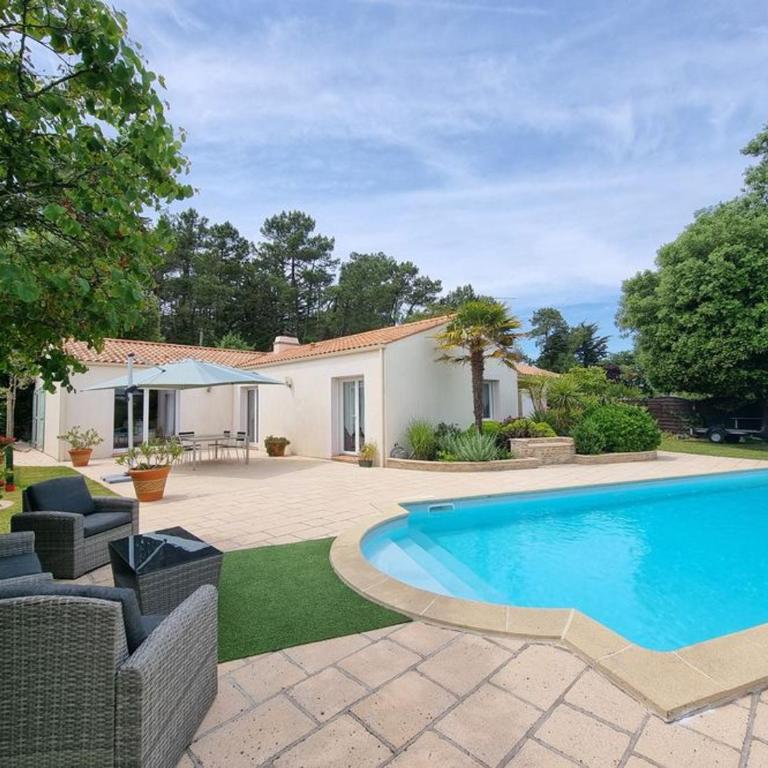 Maison à Saint-Jean-de-Monts avec piscine et WiFi, pour 6 personnes - FR-1-777-41 - Casa - 1