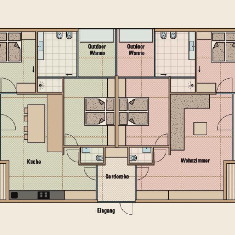 Preindlerhof Farmloft - Appartamento Loft con 4 Camere da Letto - 28