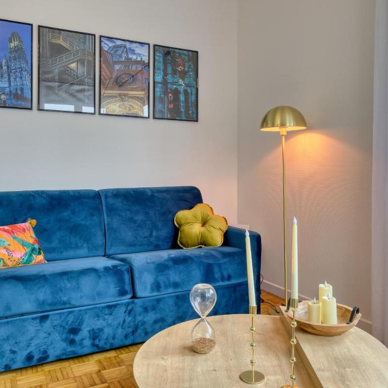 Alexandre F2 cosy avec parking à deux pas de la Seine - Appartement - 14
