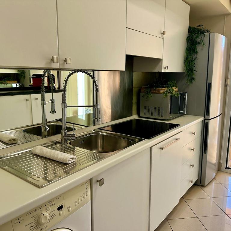 Skyline Mer & Monaco - Terrasse - Parking - AC - Two-Bedroom Apartment with Sea View - 22