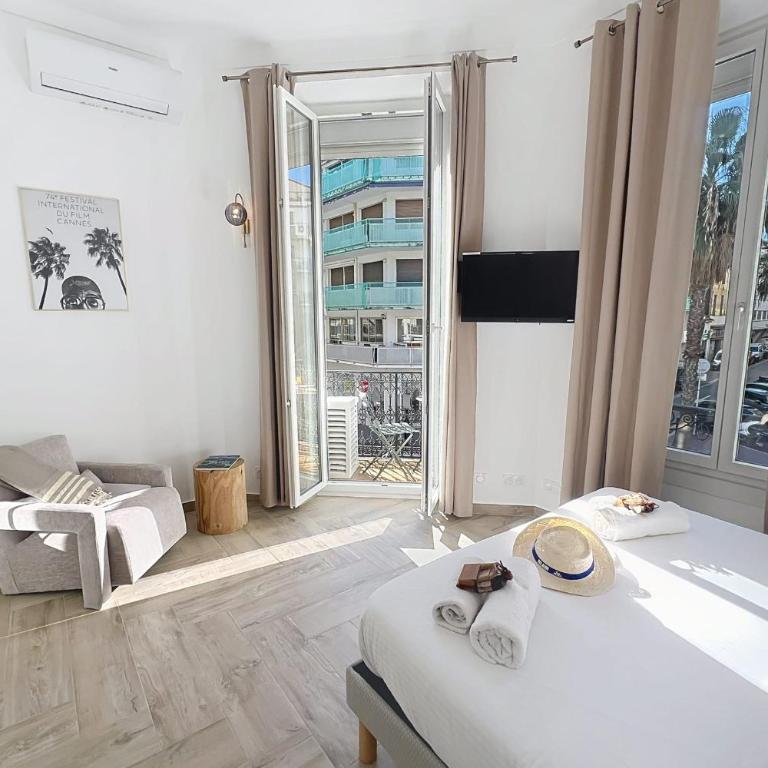 The Elegant Cannois Stylish Studio with Balcony - Cannes hyper centre - Appartement - 6