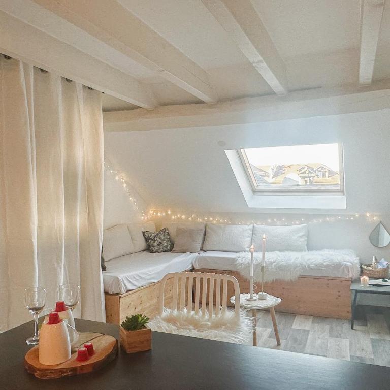 Litchi lovely loft with AC rue du Paquier - Studio-Apartment - 11