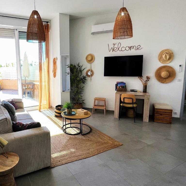 Bel appartement avec piscine à 2 pas de la mer - Appartamento con 2 Camere da Letto e Vista Mare - 3