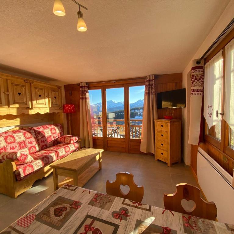 Charmant appartement 2 pièces, 4 pers, vue sud aux Saisies - One-Bedroom Apartment - 1