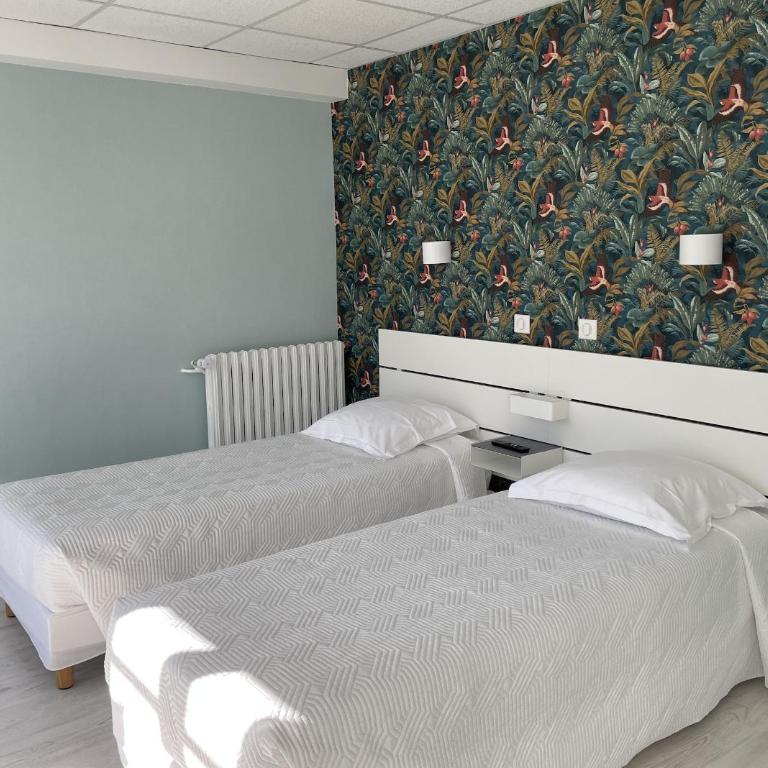 Hôtel La Vigneraie - Chambre Lits Jumeaux avec Balcon - 1