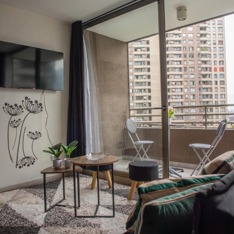 Apartartment 2 Bedrooms Suite Macul Metro Fully Equipped - Two-Bedroom Apartment with Terrace - 8
