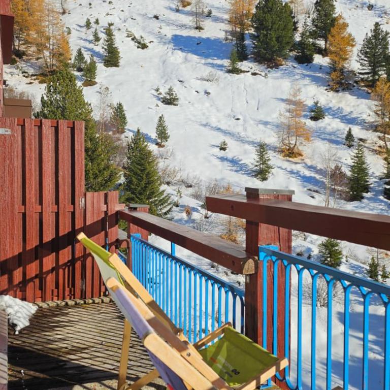 Plein Sud, skis aux pieds, linge & ménage inclus---South-facing, SKI-IN-OUT, all included---Arc 2000, Le Varet - Appartement 1 Chambre avec Balcon et Vue sur les Montagnes - 3