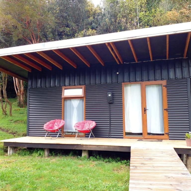 Eco Cabañas Wanderlust - Habitación Doble con vistas al mar - 1