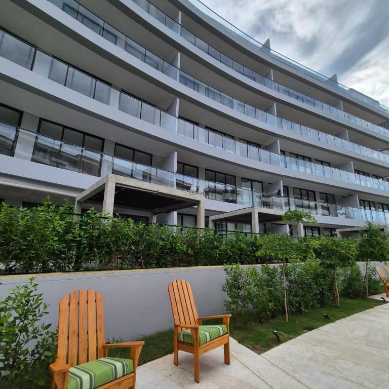 Apartamento moderno con vista al mar y piscinas 1 habitación con balcón en Manzanillo,Cartagena - One-Bedroom Apartment - 63