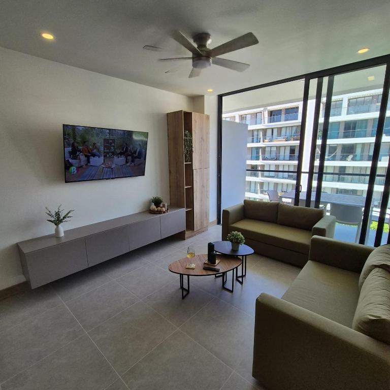 Apartamento moderno con vista al mar y piscinas 1 habitación con balcón en Manzanillo,Cartagena - One-Bedroom Apartment - 13