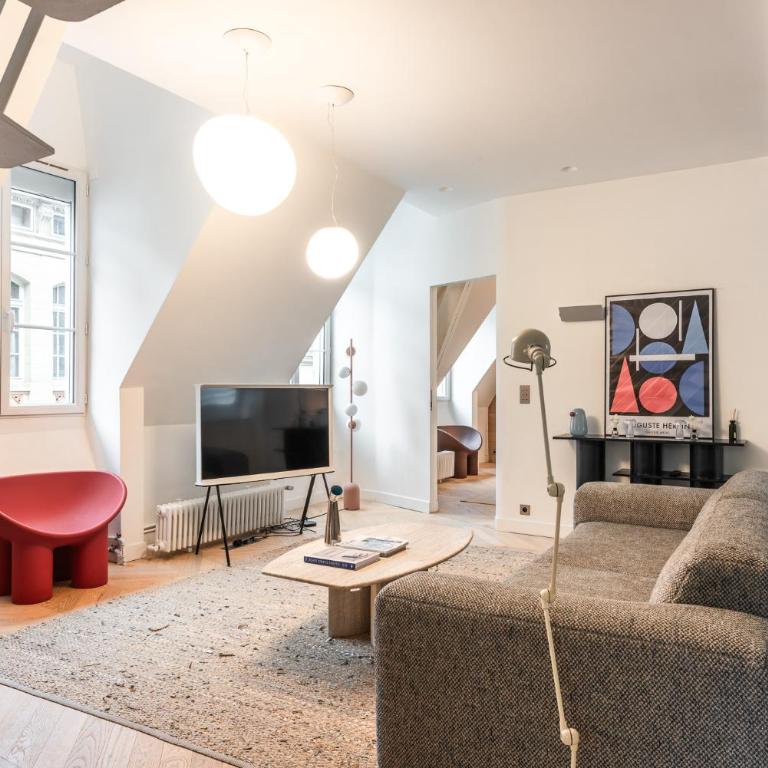 Luxury duplex - Louvre Museum - 6 guests - Apartment mit 2 Schlafzimmern und Aussicht - 4