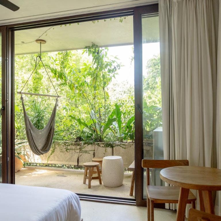 Teva Tulum, Aldea Zamá - Habitación con cama extragrande y balcón - 13