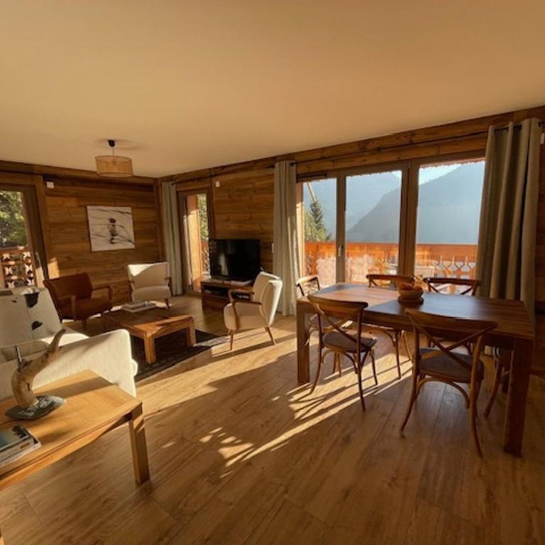 Superbe appartement à Châtel : 6 pers., parking, terrasse vue montagnes - Appartement 3 Chambres - 1