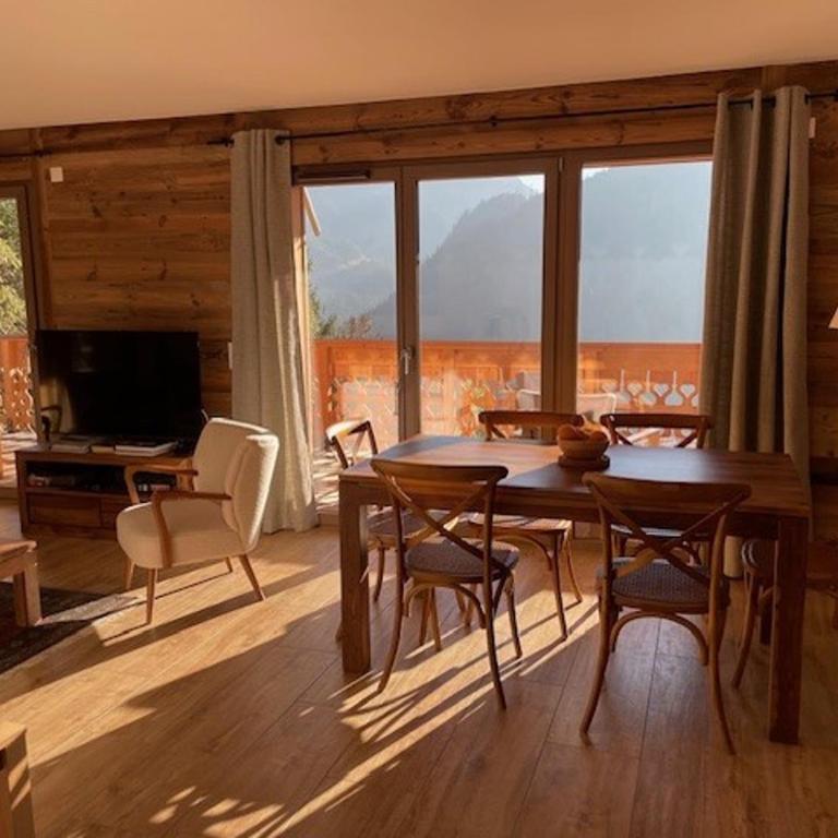 Superbe appartement à Châtel : 6 pers., parking, terrasse vue montagnes - Appartement 3 Chambres - 7