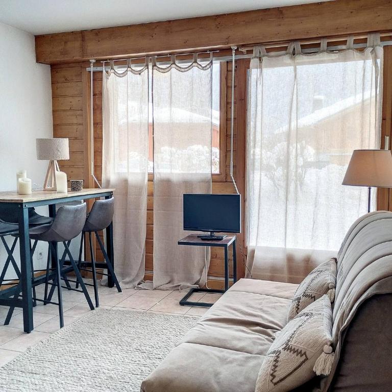 2 pabo2 Appartement 5 personnes proche centre du village et domaine skiable - Appartamento con 1 Camera da Letto e Terrazza - 1