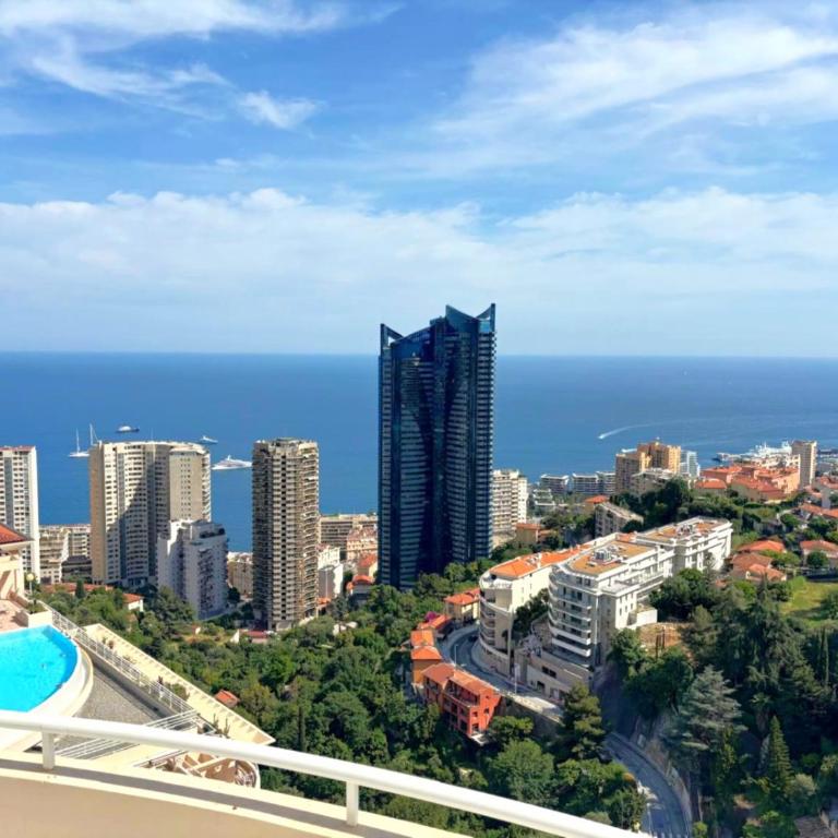 Skyline Mer & Monaco - Terrasse - Parking - AC - Two-Bedroom Apartment with Sea View - 8