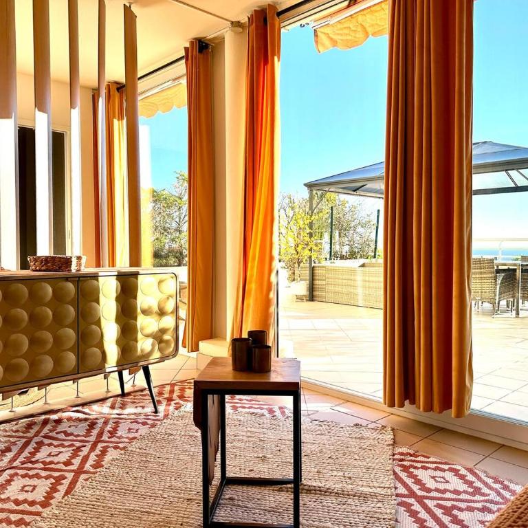 Skyline Mer & Monaco - Terrasse - Parking - AC - Two-Bedroom Apartment with Sea View - 6