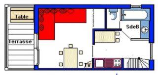 Duplex cosy jusqu'à 6 personnes- chalet des Pléiades - départ skis aux pieds en bordure de piste sans portage - au milieu des fleurs en été - l'autre duplex du chalet est également à nous - Chalet - 12