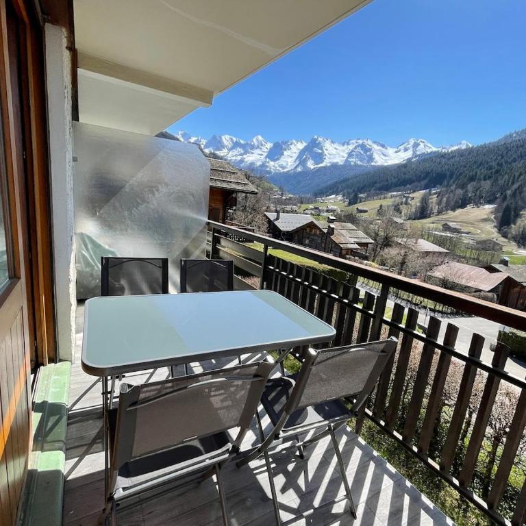 Grand Bornand Village, proche ski et commerces, avec Terrasse - Apartment mit 1 Schlafzimmer - 1